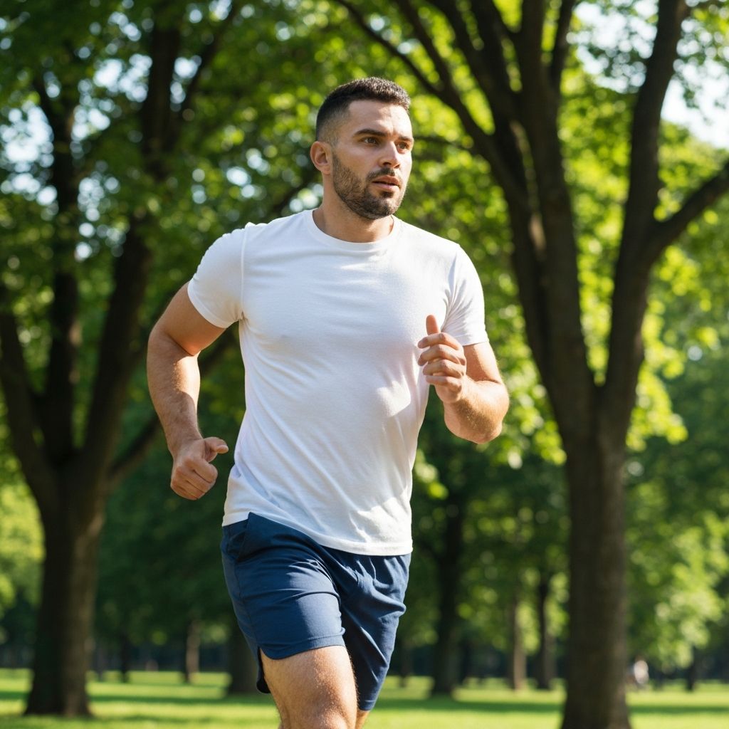 Aktywny mężczyzna - sport i aktywność