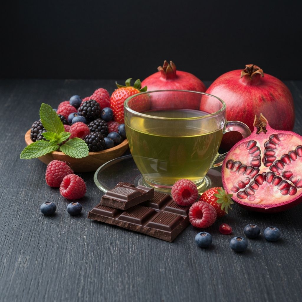 Antyoksydanty - borówki i zielona herbata