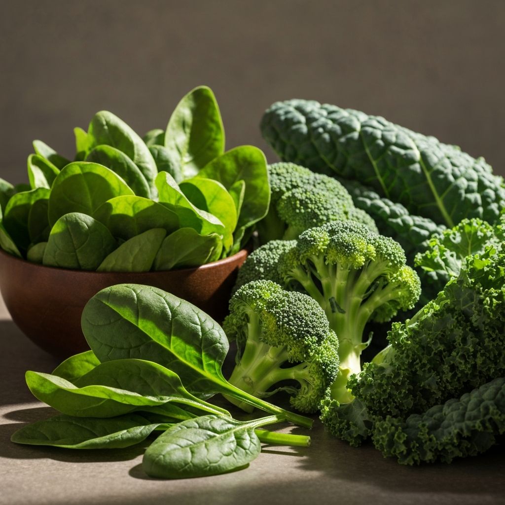 Naturalne zielone warzywa liściaste
